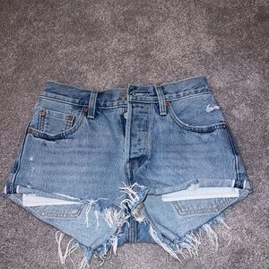 Women's Blue Denim Shorts